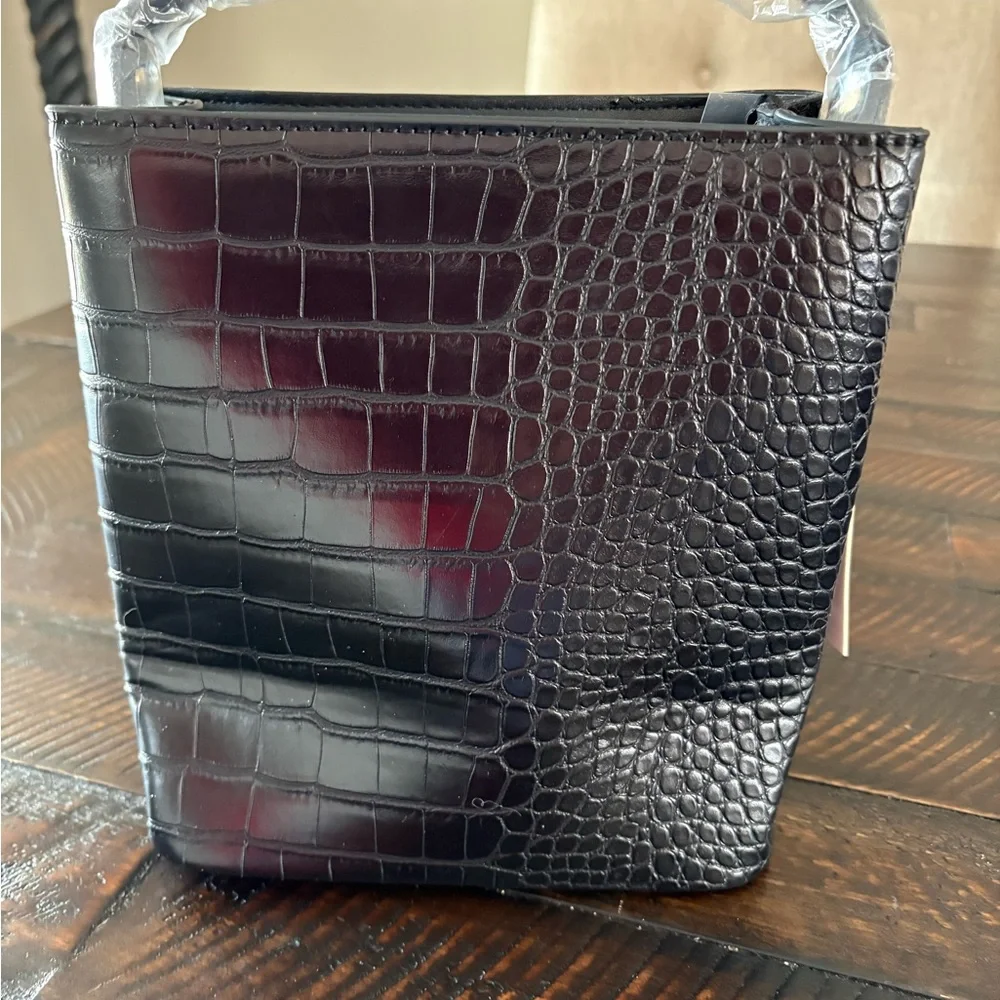 Elegant Black Crocodile-bag